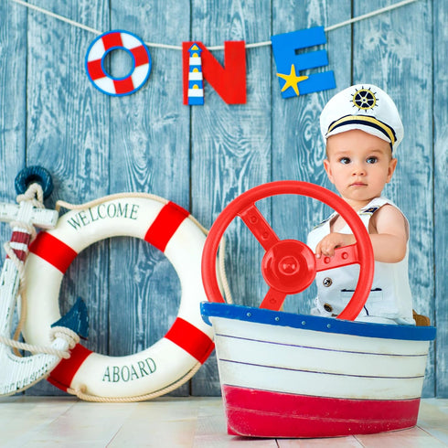 Playground Steering Wheel Accessories, Plastic Swingset Steering Wheel for Outdoor Playset (1, Red)