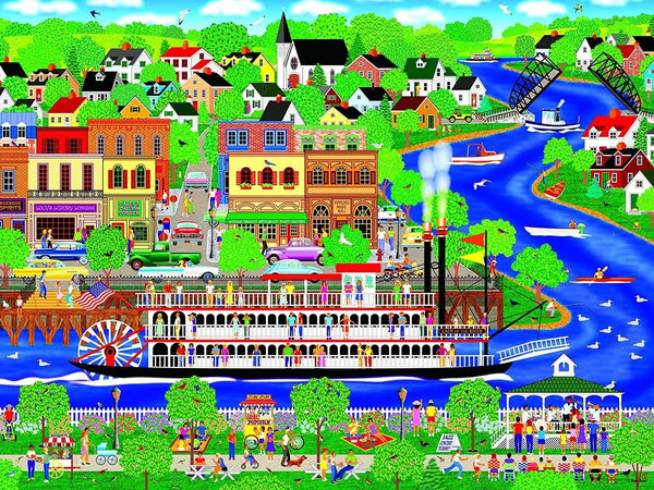 Home Country - Lady of The River 1000 Piece Jigsaw Puzzle for Adults