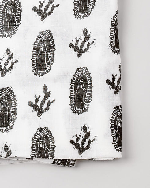 Our Lady of Guadalupe Baby Swaddle Blanket - Perfect for Newborns