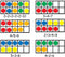 Giant Magnetic Ten-Frame Set - 5 Ten Frames and 55 Magnetic Math Counters - Classroom Toys for Kindergarten