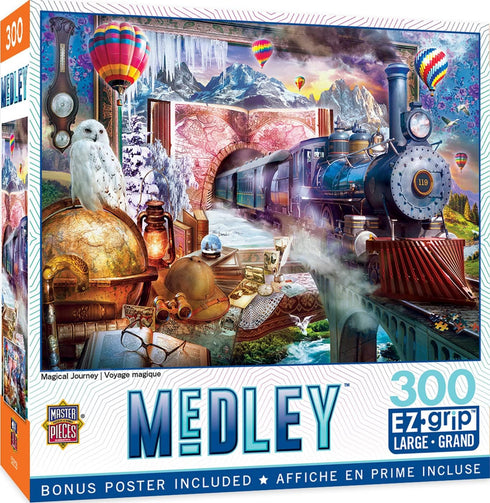 Masterpieces 300 Piece EZ Grip Jigsaw Puzzle - Magical Journey, 18"x24".