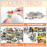 ZOiiWA 4 Pack 100 Pcs Dementia Puzzles for Elderly - Country Life Activities for Seniors, Alzheimer’s Memory Cognitive