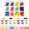 14Pcs Multicolour Trucks 48Pcs Wheels 60Pcs Screws & 30PCS Nuts & 4PCS