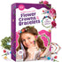 Flower Crown & Bracelet Making Kit for Kids, Crafts for Girls Ages 6-8, Birthday Gifts for DIY Hair Accessories