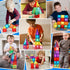 100PCS Set 3-5 4-8, 3+ Magnetic Tiles Kids Toys - Magnetic Building Blocks STEM Magnet Building Preschool Learning