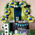 Yellow and Blue Soccer Balloons by KatchOn - 18 Inch, Pack of 6 | Sports Themed Party Decorations