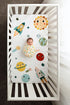 Set Rookie Humans Space Explorer Crib Sheet & Swaddle for Baby