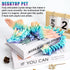 VUTIKPIX 18" 3D 3D Printed Dragon with Wings, Large Printed Animals, Articulated Crystal Dragons ToysAdults Desk Fidget