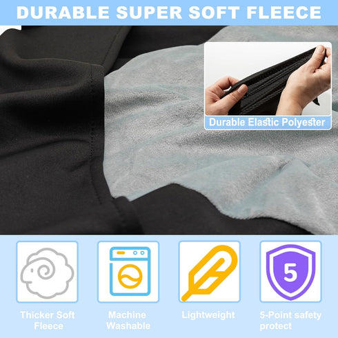 Baby Airplane Bed, Baby Travel Essentials for Flying, Toddler Airplane Seat Extender Must Haves, Plane Portable High
