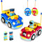Haktoys Remote Control Cars Set of 2 Vehicles for Toddlers Kids Boys and Girls