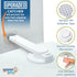 Baby Toilet Lock by Wappa Baby - 9"L x 4"W, Easy Installation with 3M Adhesive, White (1 Pack)
