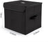 12inch Toy Storage Organizer Boxes for Kids, Vinyl Record Storage Holds Up to 90 Records, Collapsible Crate