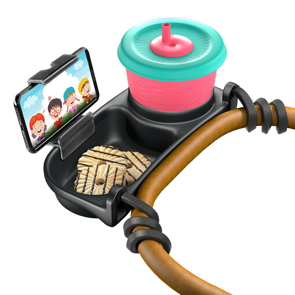 Swanoo Universal Stroller Snack Tray with Phone Holder | Compatible with Nuna