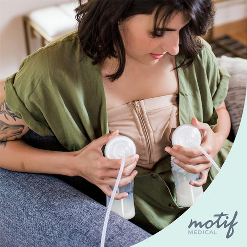 (Set 2) Motif Medical Silicone Diaphragms Replacement Parts - Compatible w/Motif Luna Breast Pump - Durable Motif