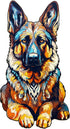 Wooden Puzzles for Adults - German Shepherd Wooden Jigsaw Puzzle - Unique