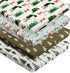 4 Pack N Play Sheets Woodland Forest Animals, Fitted Baby Sheets for Standard Pack and Plays and Mini Cribs