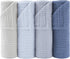 Susurration Muslin Burp Cloths 24x24 Inches Ultra Soft 100% Cotton, 4 or