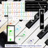 QMG Colorful Piano Stickers for Keys, Removable for 49/61/76/88 Key Keyboard, No Residue, Kids Learning