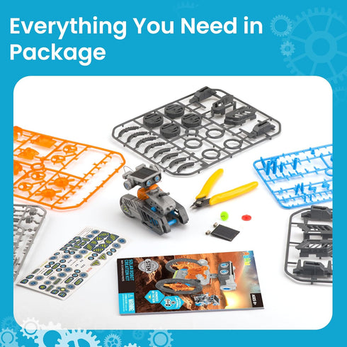 8-13, 15-in-1 Set 212 AOHU Solar Robot Building Kit STEM Gift for Boys Aged DIY Educational Science Building Toy, Solar
