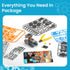 8-13, 15-in-1 Set 212 AOHU Solar Robot Building Kit STEM Gift for Boys Aged DIY Educational Science Building Toy, Solar