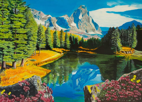 Ravensburger Rocky Mountain Reflections, 300 Large Format Jigsaw Puzzle for Adults