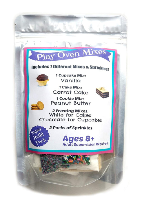Play Oven Mixes Children's Easy to Bake Oven Mixes Play Toy Oven Real 7 Mixes