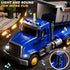 3-5 Playset 3 4 5 6 7 8 JUKUDAHU Toddler Trucks Toys for Boys Years Old, Dump Truck with Lights and Sound, Kids