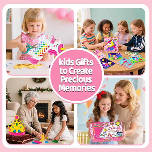 7july Box-12 4-8,Educational 3 4 5 6 7 8 Unicorn Craft Fun Arts and Crafts for Kids Ages Creative Toys, Art and Crafts