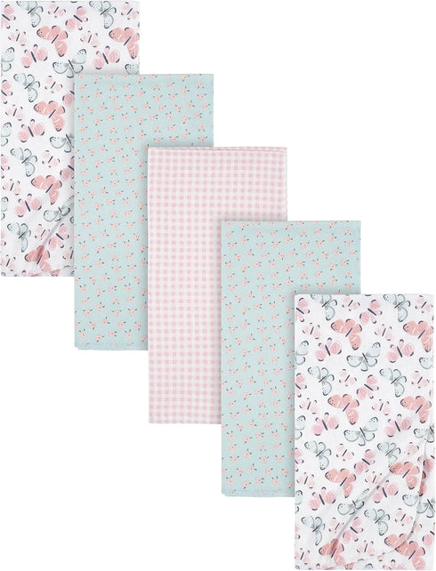 Gerber Girls Newborn Infant Baby Toddler Nursery 100% Cotton Flannel Receiving Swaddle
