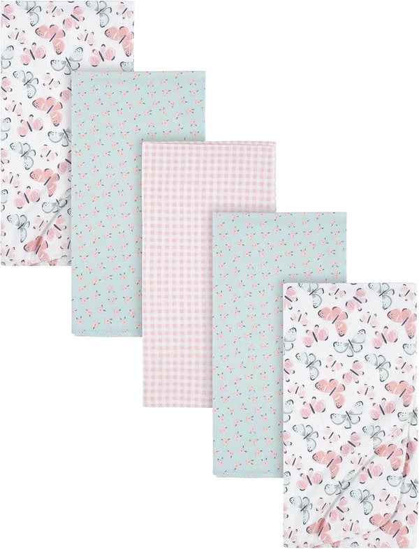 Gerber Girls Newborn Infant Baby Toddler Nursery 100% Cotton Flannel Receiving Swaddle