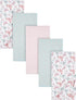 Gerber Girls Newborn Infant Baby Toddler Nursery 100% Cotton Flannel Receiving Swaddle