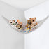 Plush Stuffed Animal Net Hammock - Extra Large Corner Organizer and Toy Holder for Kids Bedroom Storage