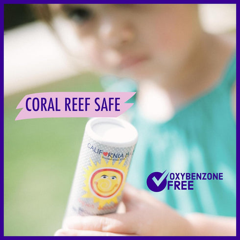 30+ 0.5oz California Baby Super Sensitive SPF Sunscreen Stick | Unscented Baby Sunscreen for Face + Body | Travel Size