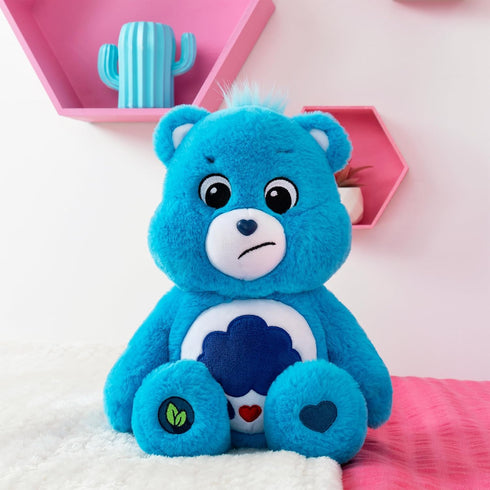 Care Bears 14” Grumpy Bear Plushie, Blue, Ages 4+, Perfect Holiday Birthday Gift