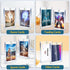 64ct 35pt ZENOWICK Magnetic Card Holders, One Touch Card Holder, U-V Protection Hard Plastic Case for Trading Cards