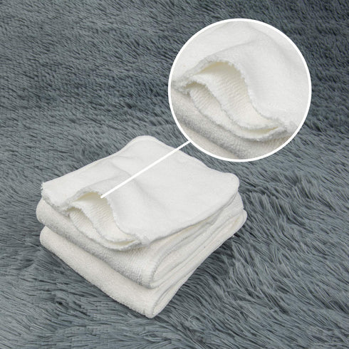 12pcs Liner,3-Layer 12T ALVABABY Microfiber Inserts,Soft Cloth Diaper Absorbent Inserts,Reusable for Baby Cloth Diapers