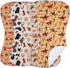 Windkream 5 Pack Western Baby Burp Cloths Soft Absorbent Spit up Rags Cowboy