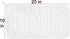 CottCare 100% 20''X10'' 6 (6 Pack,White) Muslin Burp Cloths for Baby Cotton Large Layers Thicken Super Soft