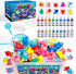 Magic Water Elf Toy Kit - Aqua Fairy Water Gel Kit with 20 Magic Gels & 10 Sea Creature Molds for Kids Arts & Crafts
