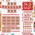 Hot Cocoa Bar Decoration Kit, Gingerbread Man Theme Hot Cocoa Bar Banner Christmas Hot Chocolate Bar Supplies Sign
