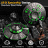 Mechaniker UFO Fidget Spinner for Kids Adults, Metal Luminous Space Desk Toy, Cool EDC Gadgets Anxiety Stress Relief
