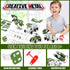 Building Toys for Boys Age 8-12, Erector Sets 4 Mini Army Vehicles Model, DIY Educational Birthday Gifts for Kids