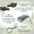 Ezzo Outdoor Adventure Kit with Walkie-Talkies, Backyard Exploration Toys for Kids, Camouflage Camping Gear