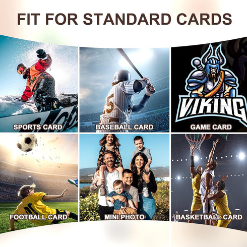 3000 Counts Card Sleeves Top Loaders for Trading Cards, Penny Soft Sleeves Baseball Card Sleeve Protectors Fit