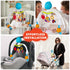 Baby Stroller Arch Toy with Music & Lights - Adjustable Activity Arch & Play Accessories for Infants in Strollers