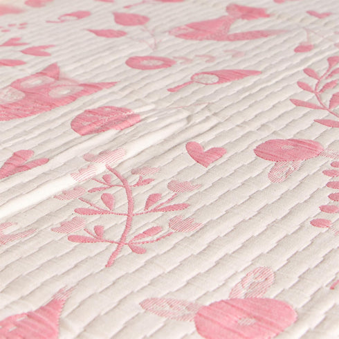Generic 3-Layer 30"x40", Muslin Cotton Toddler Blanket, Soft and Lightweight Jacquard Baby Blanket for Crib or Bed