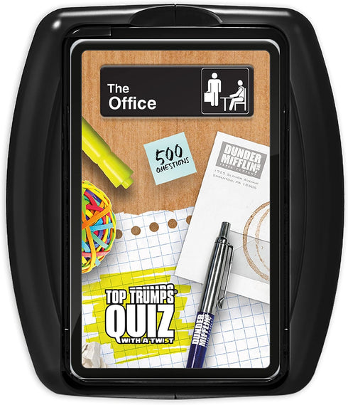 Top Trumps The Office: Quiz Games - Trivia Quiz for Teenagers and Adults, Great Travel and Road Trip Games