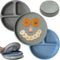 Suction Plates for Babies & Toddlers - 100% Food-Grade Silicone, Baby Led Weaning Supplies, 3 Pack