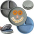 Suction Plates for Babies & Toddlers - 100% Food-Grade Silicone, Baby Led Weaning Supplies, 3 Pack