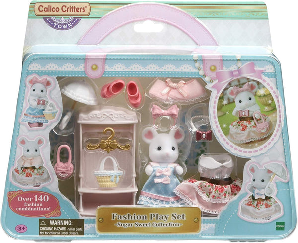 Calico Critters Fashion Playset, Town Girl Series - Sugar Sweet Collection, Unleash Fashion Creativity